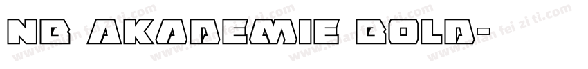 NB Akademie Bold字体转换